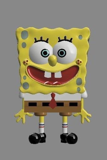sponge bob model 3D print model_1