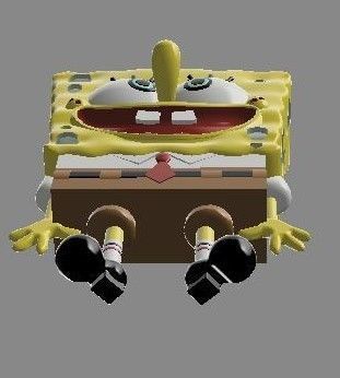 sponge bob model 3D print model_8