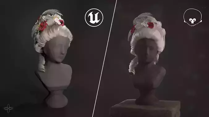 Baroque wig