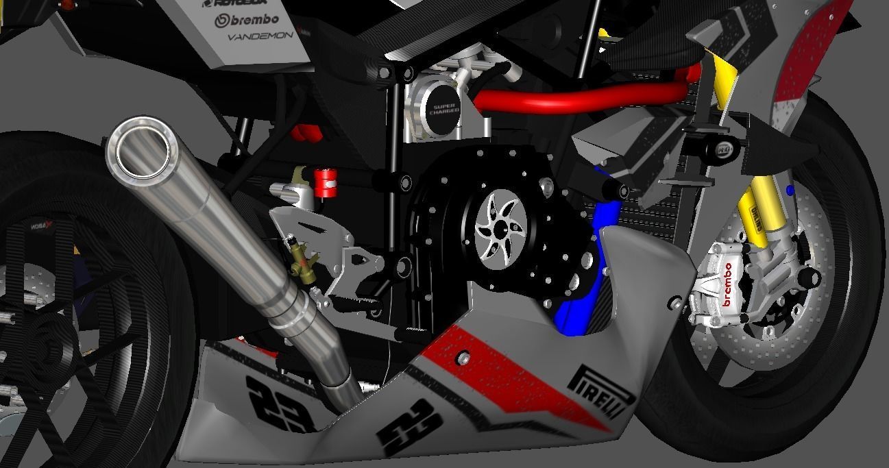 H2 3D full modification 3D model_3