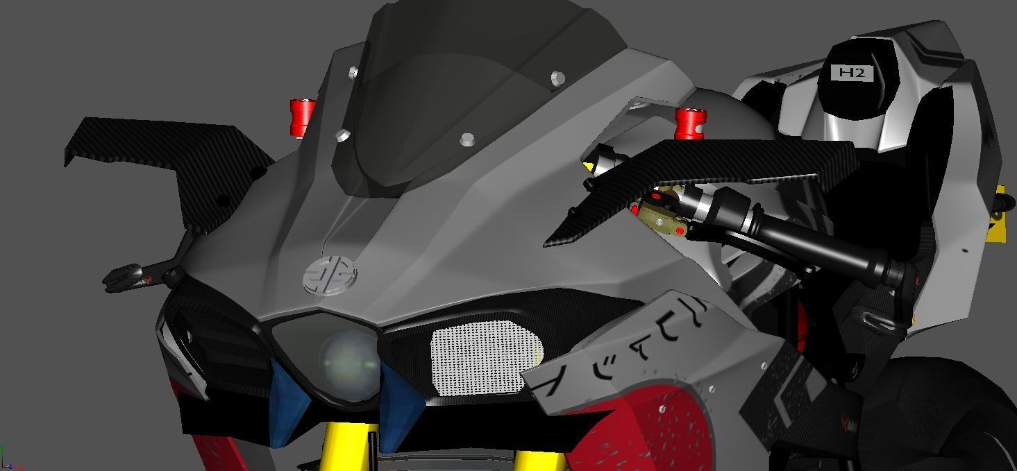 H2 3D full modification 3D model_2