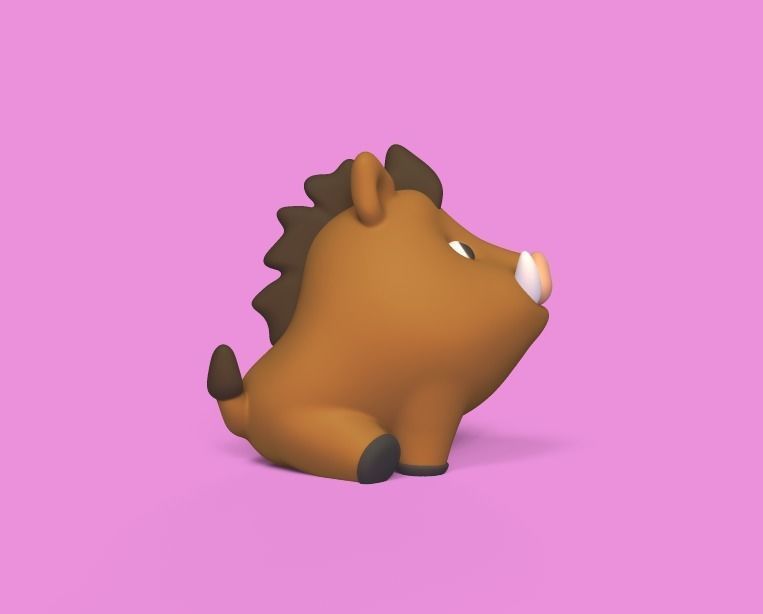 Little Boar 3D print model_1