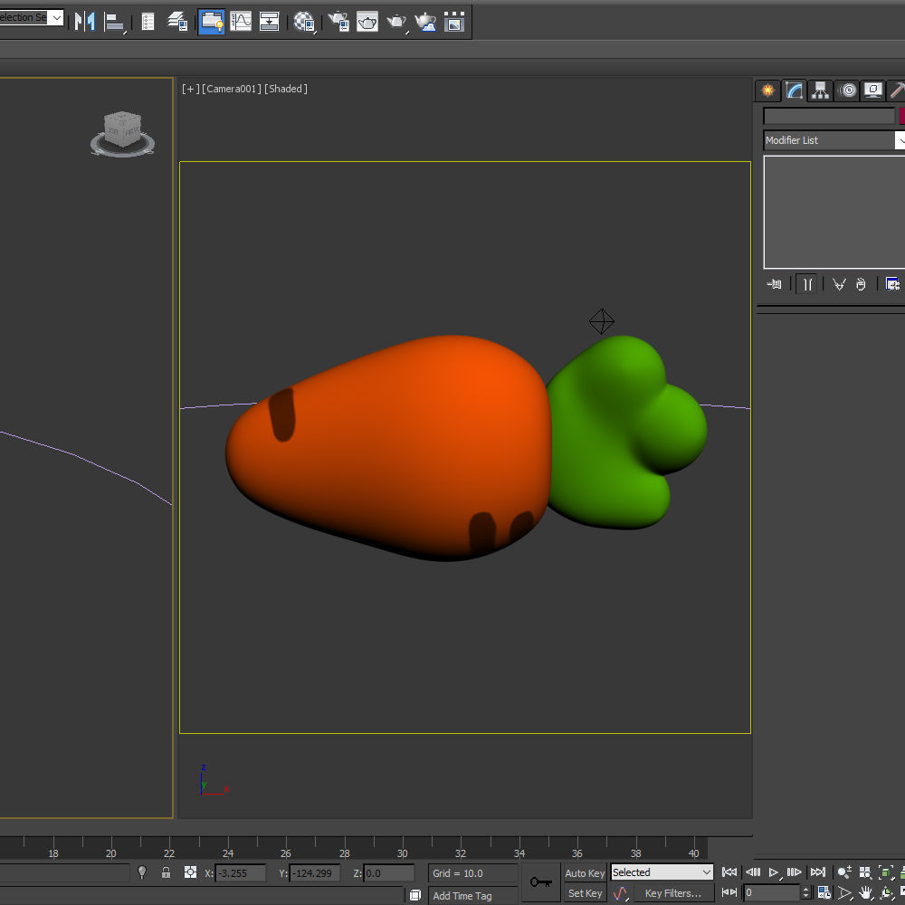 Carrot cartoon 02 3D model_16