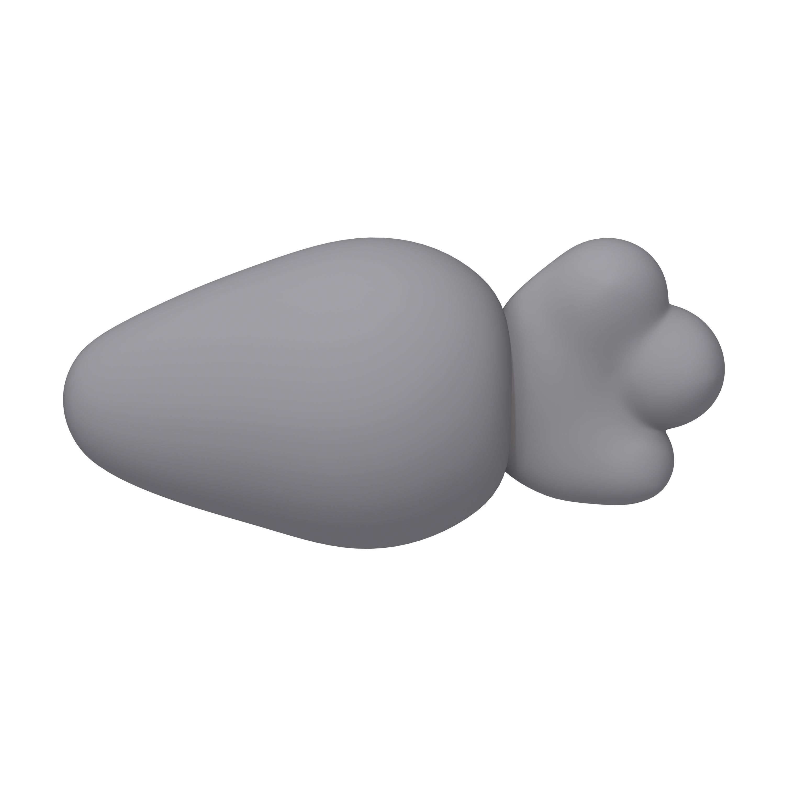 Carrot cartoon 02 3D model_10