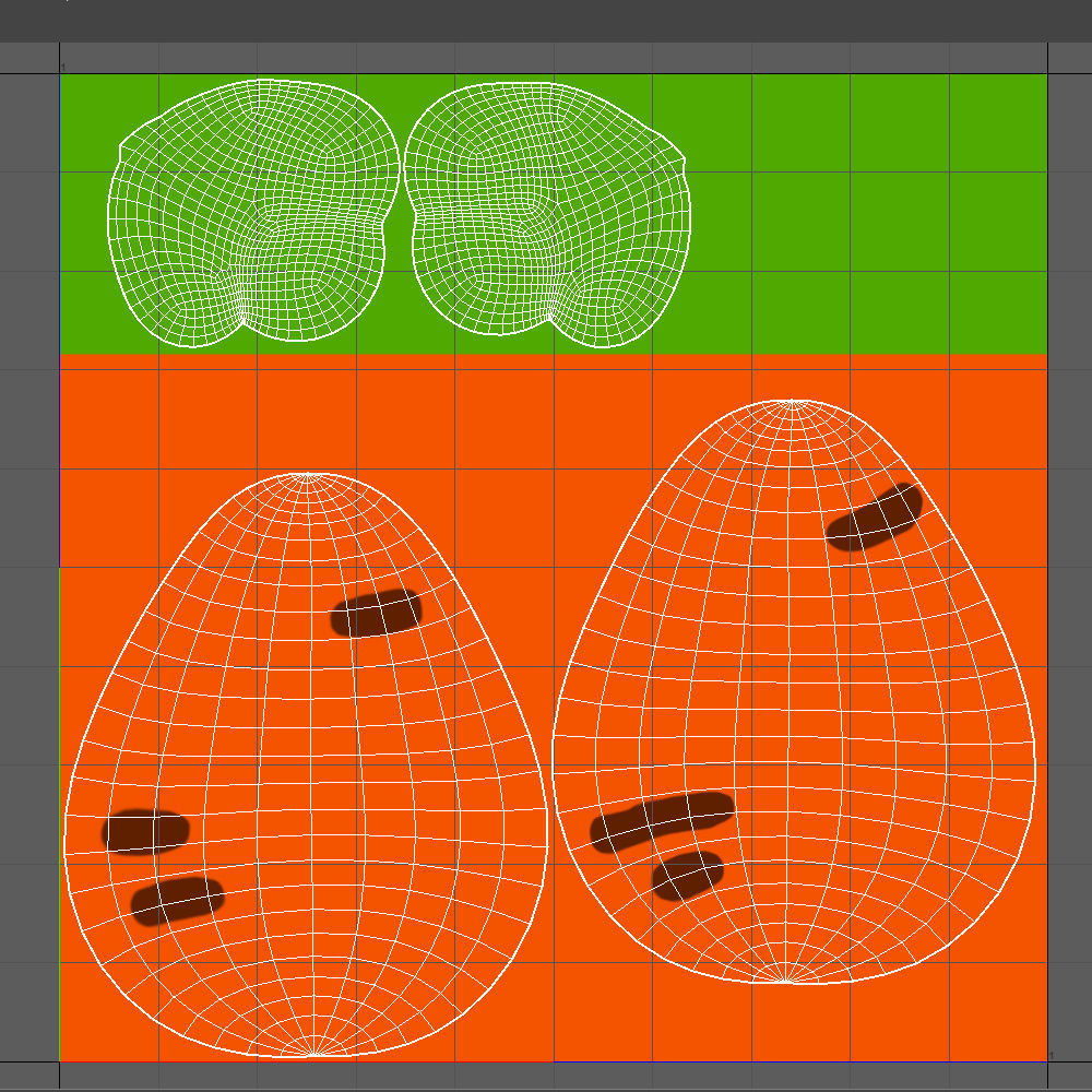 Carrot cartoon 02 3D model_19