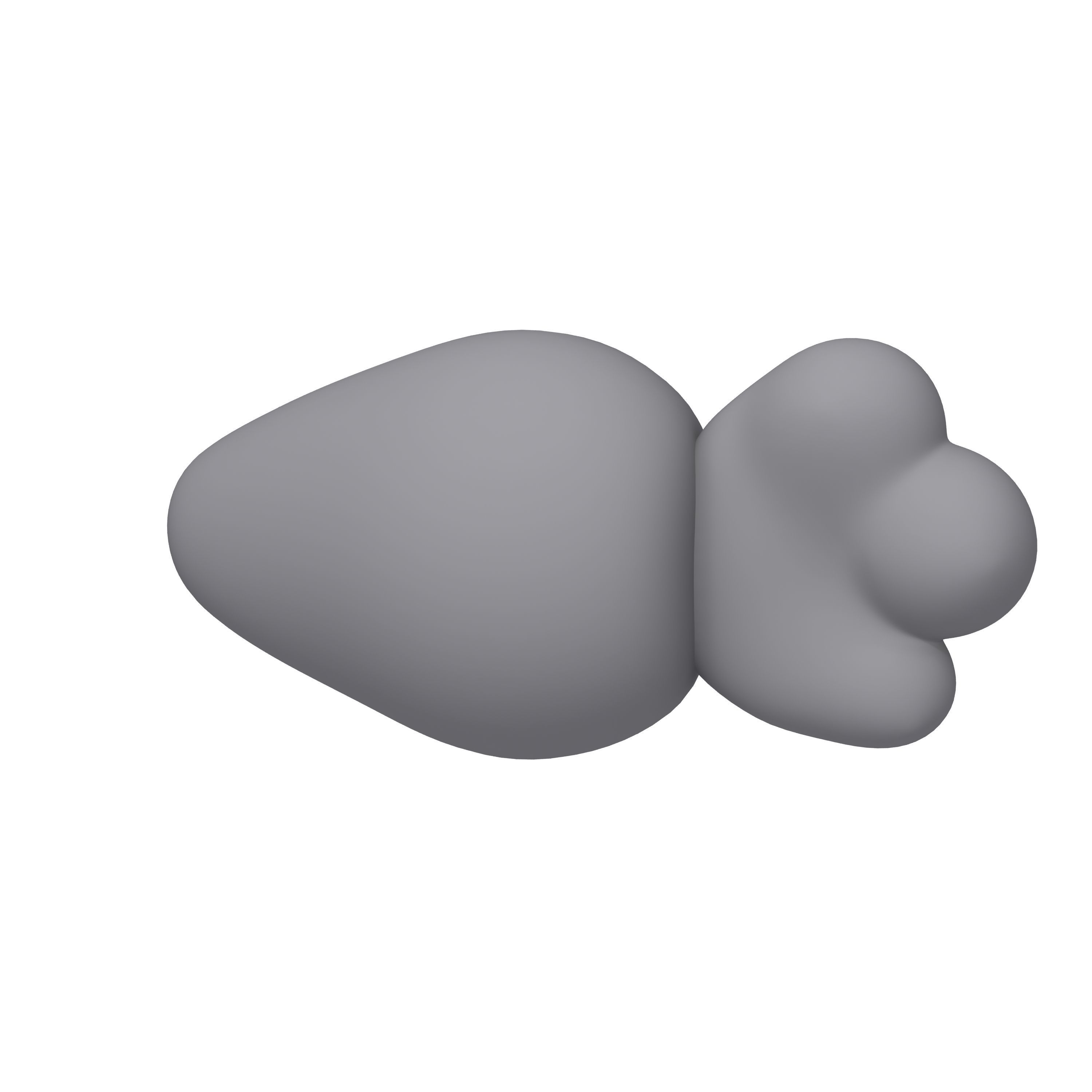 Carrot cartoon 02 3D model_14