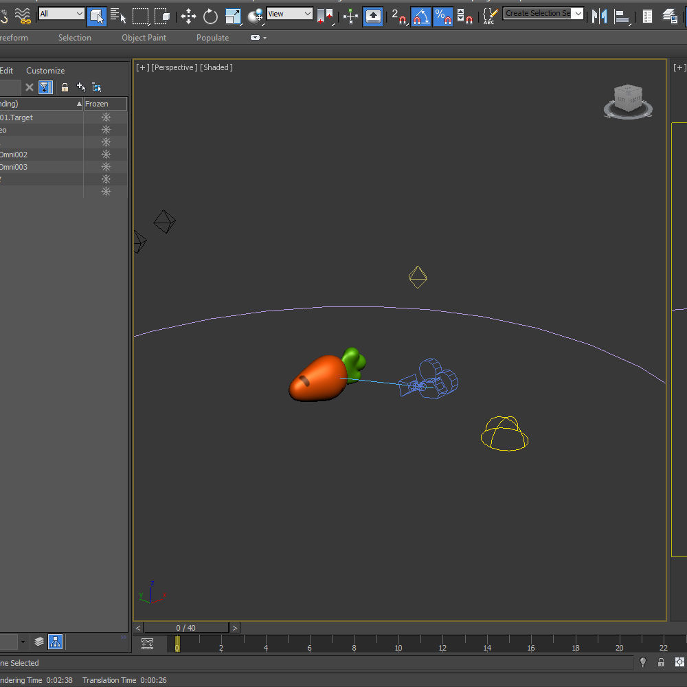 Carrot cartoon 02 3D model_15