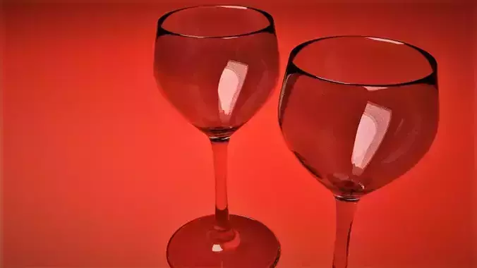 Red wine Glass