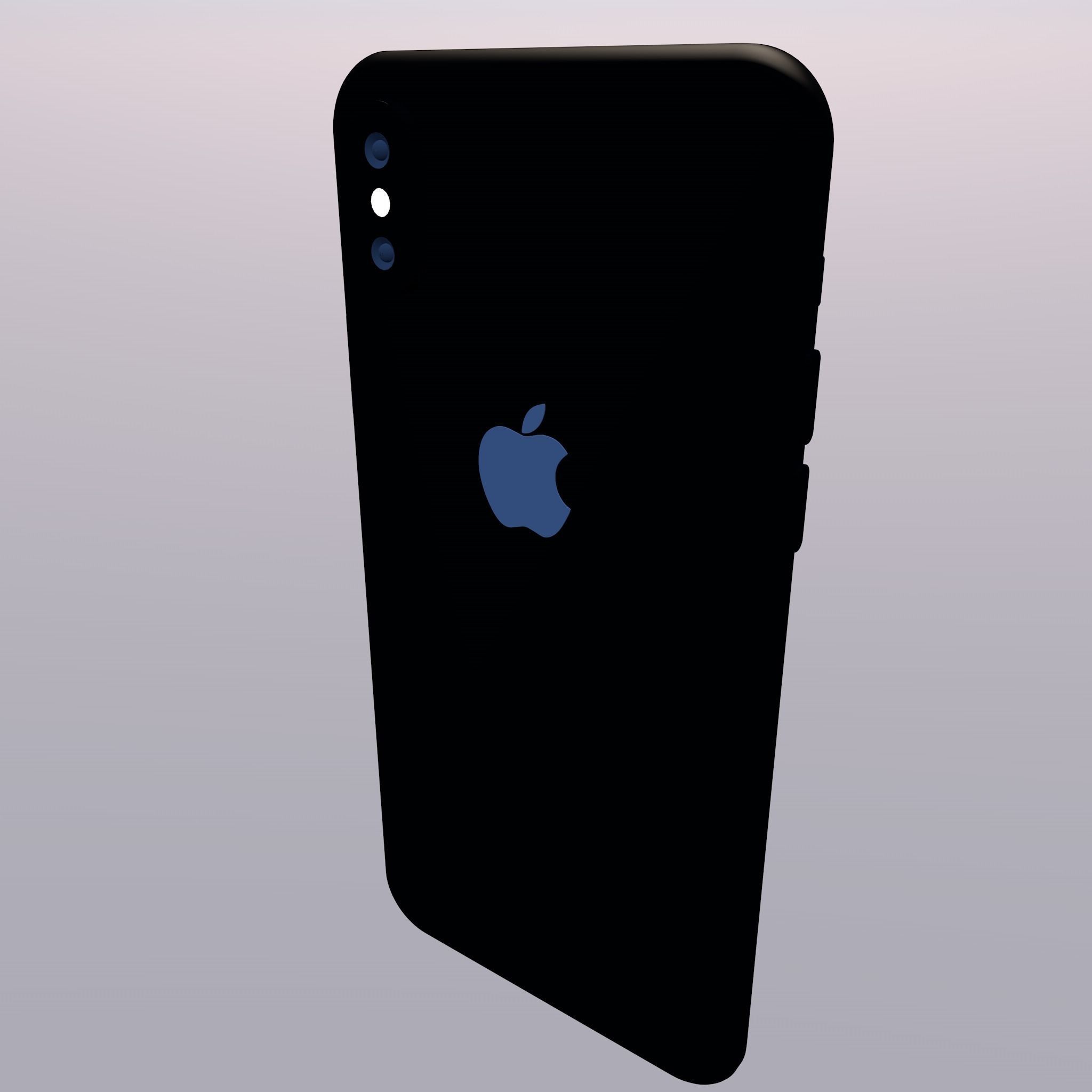 Iphone X 3D model apple xr 3D model_1