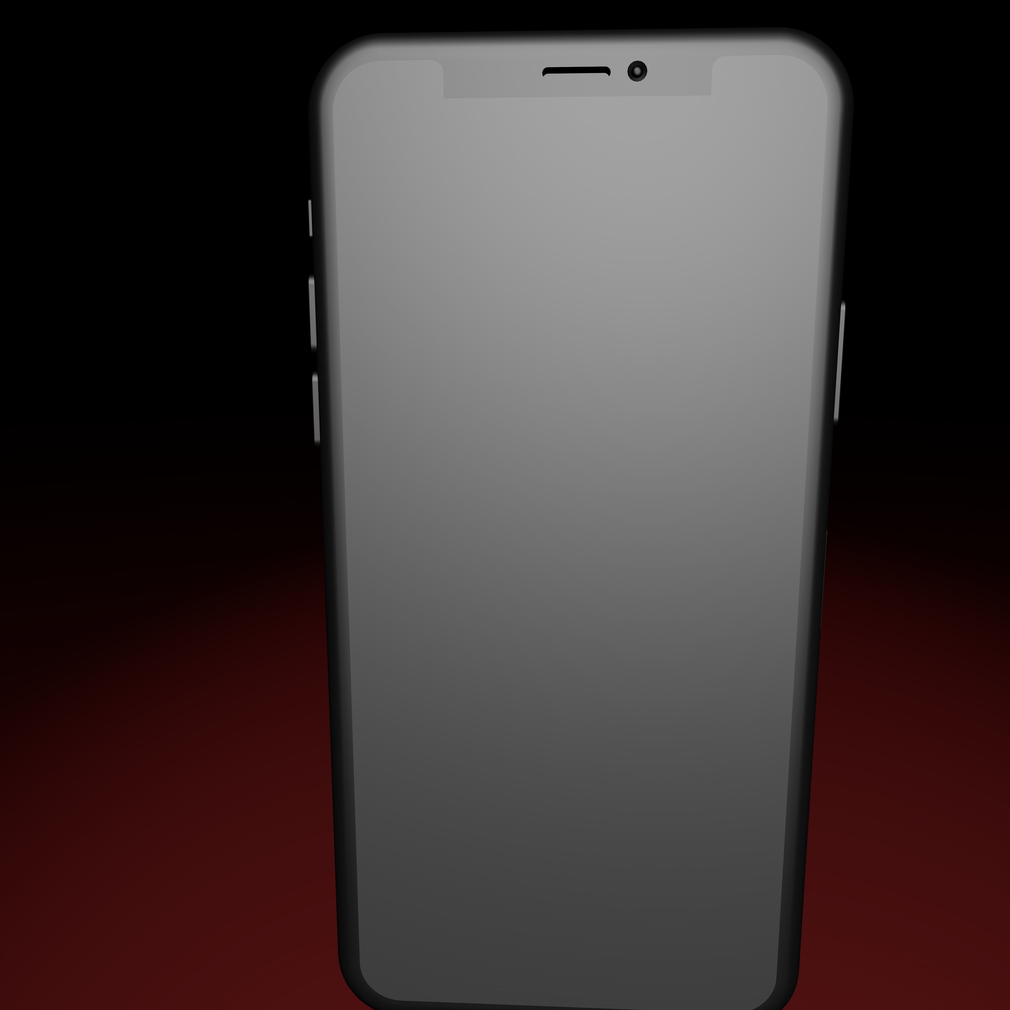 Iphone X 3D model apple xr 3D model_3