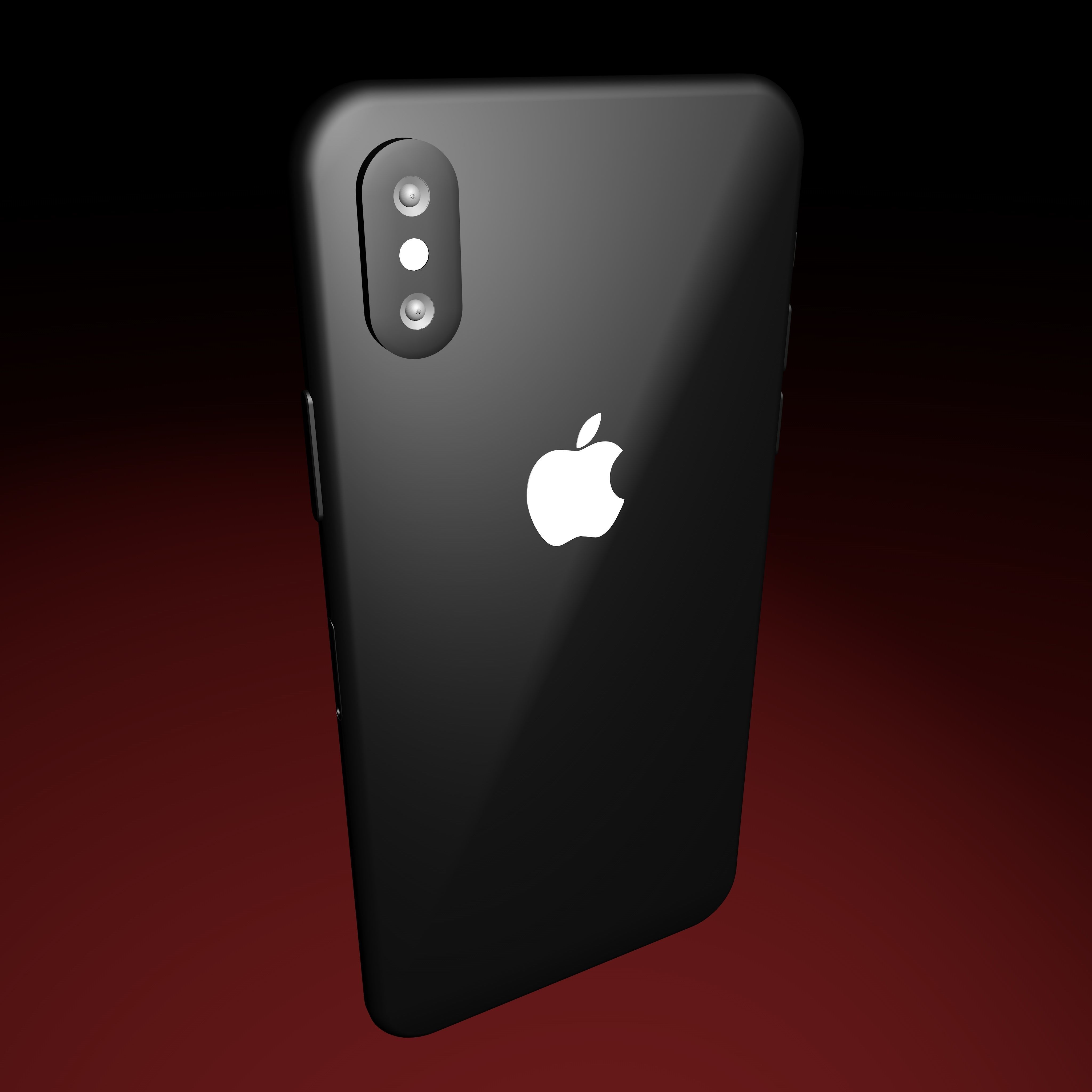 Iphone X 3D model apple xr 3D model_5