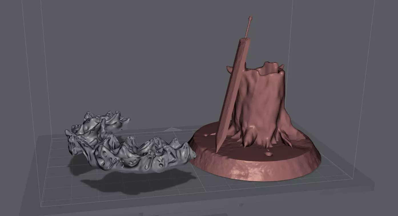 Dragonslayer Resting - Berserk Tribute 3D print model