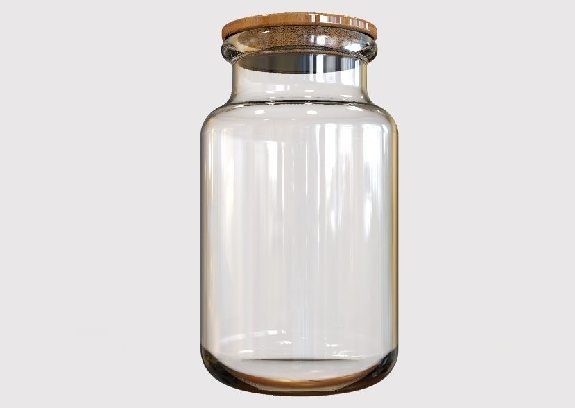 Glass Jar Storage 3D print model_21
