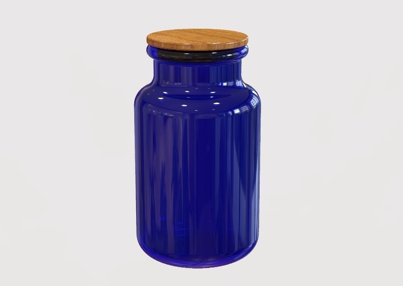 Glass Jar Storage 3D print model_27