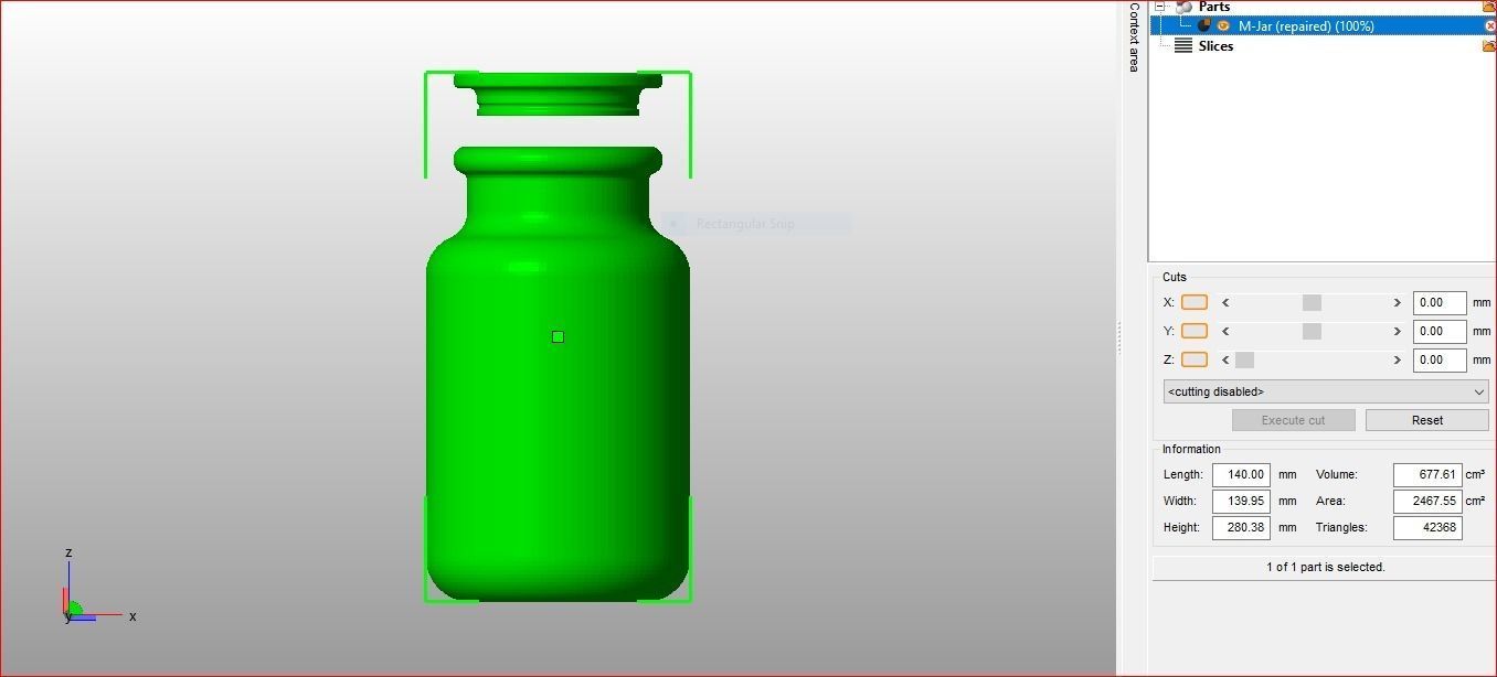 Glass Jar Storage 3D print model_34