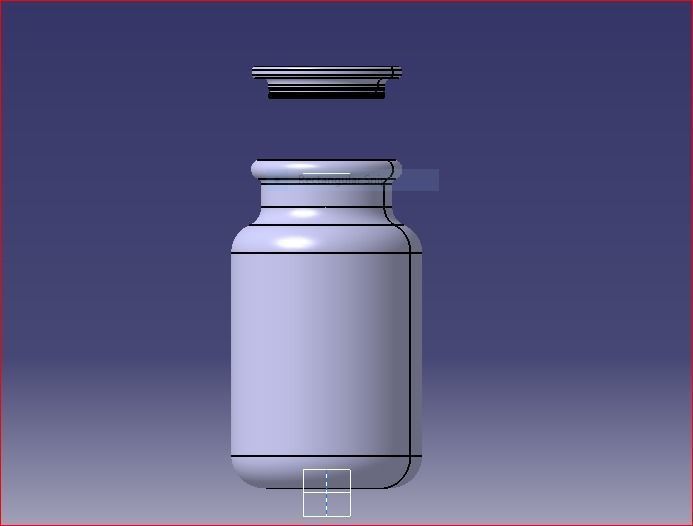 Glass Jar Storage 3D print model_32
