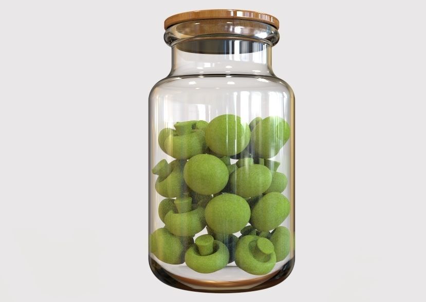 Glass Jar Storage 3D print model_20