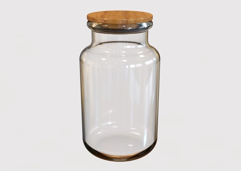 Glass Jar Storage 3D print model_22