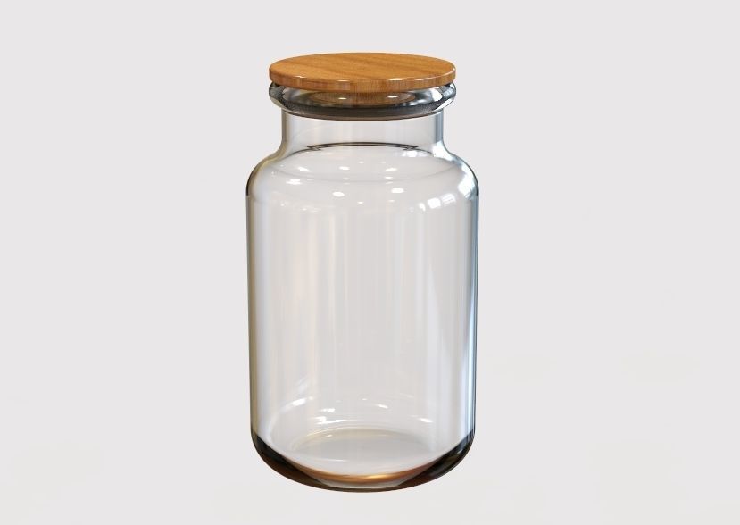 Glass Jar Storage 3D print model_24