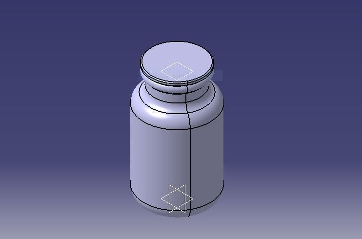 Glass Jar Storage 3D print model_28