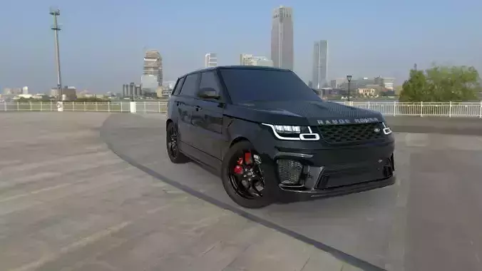 3D Range Rover Sport 2018