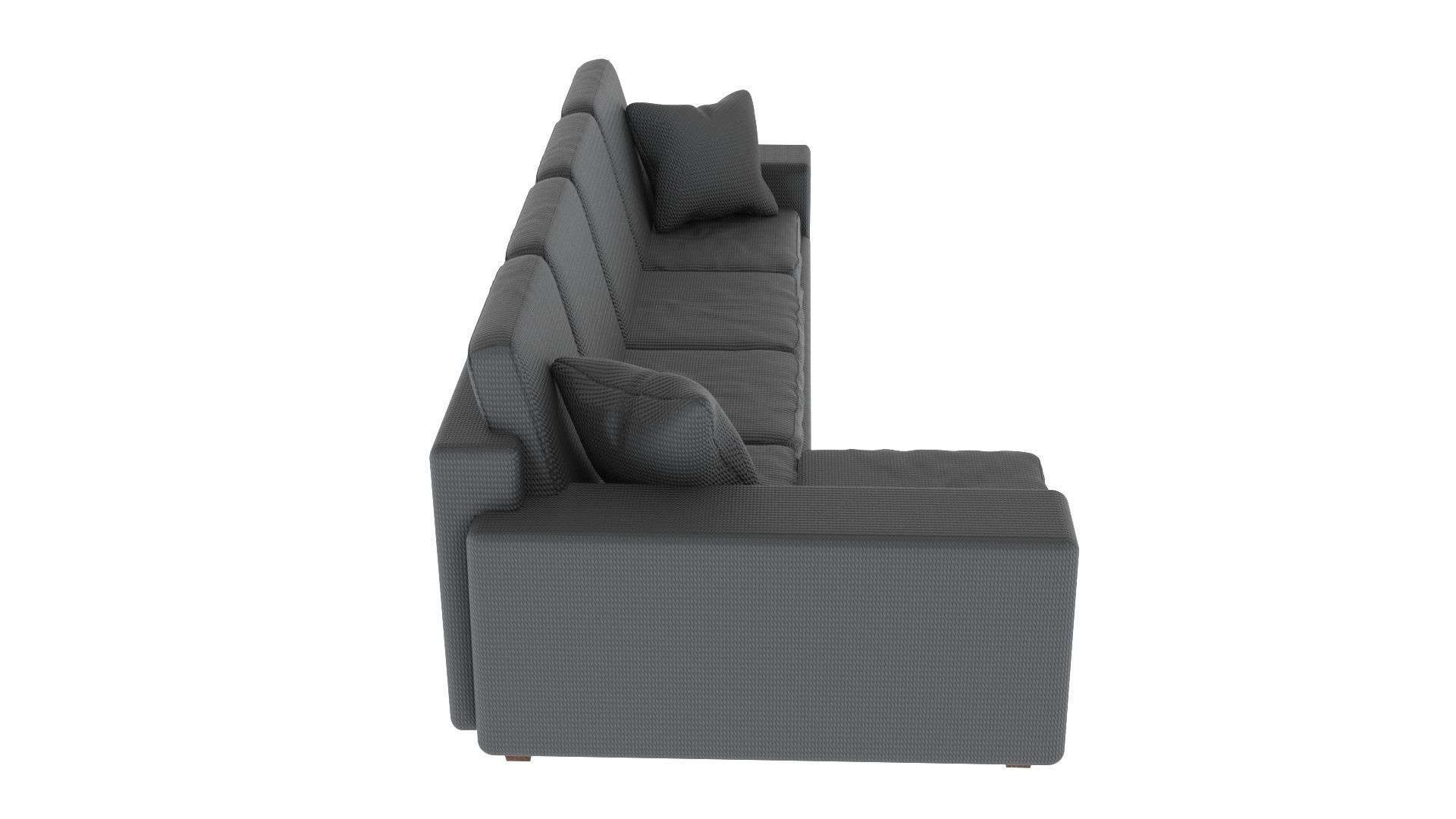 L-shaped Sofa 3D model_7