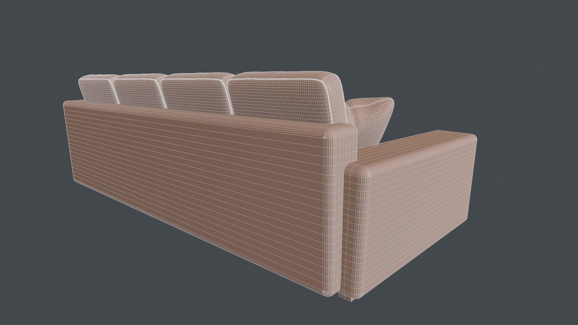 L-shaped Sofa 3D model_10