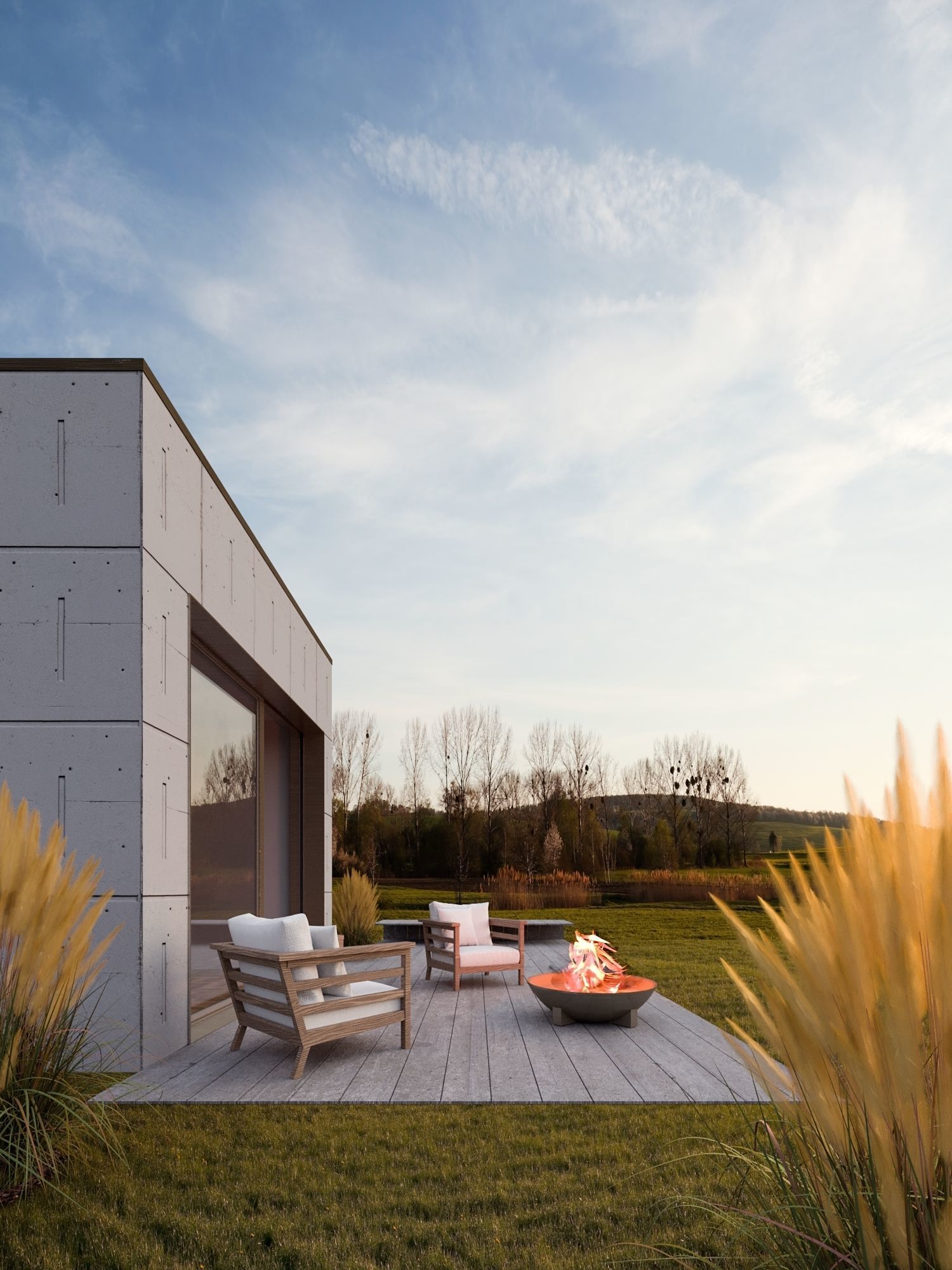 BEUTIFUL SUNSET Low-poly 3D model_1