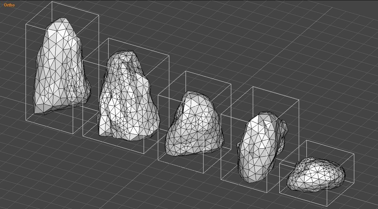 Rock Set 03 - Magic Low-poly 3D model_22
