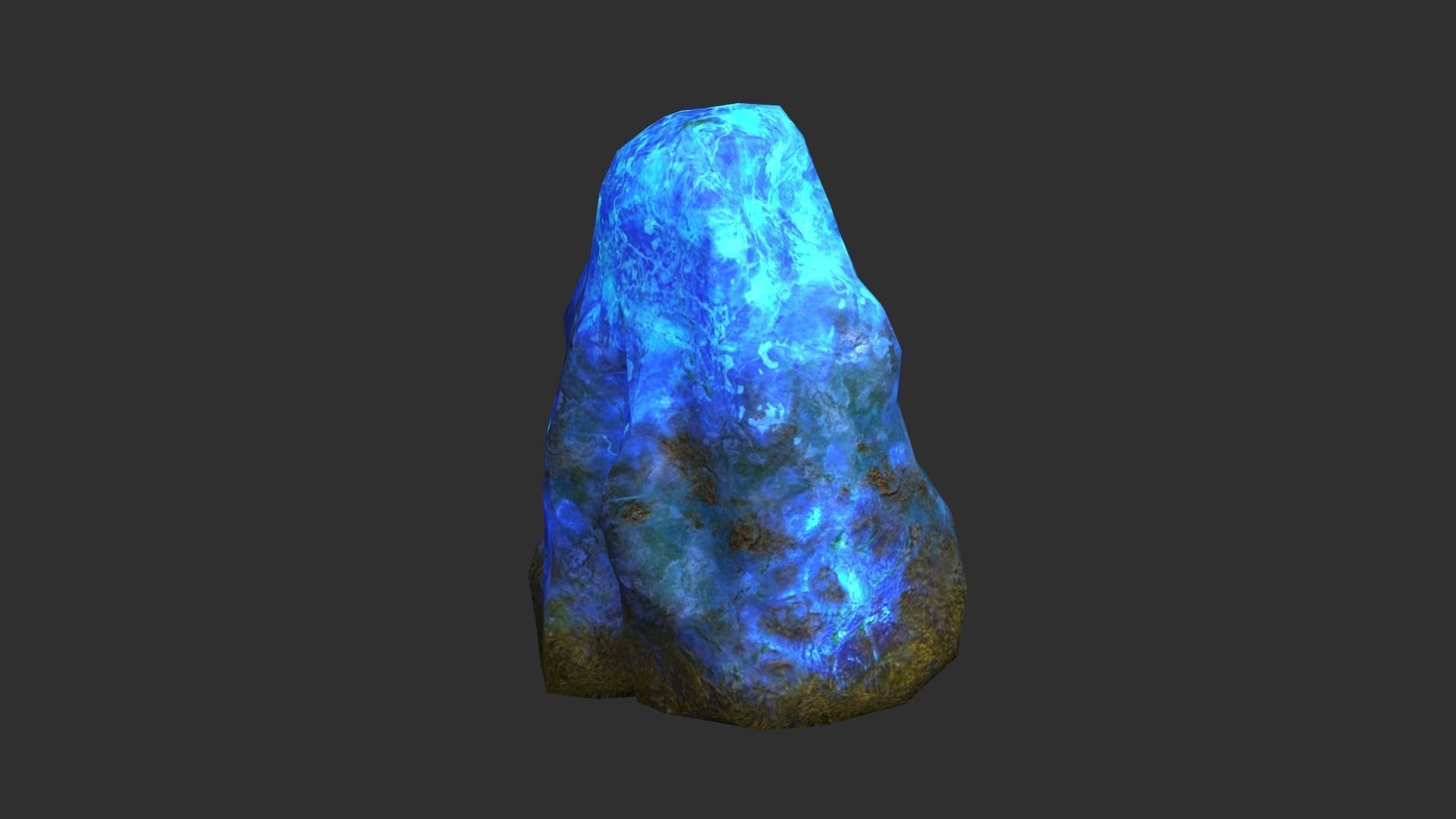Rock Set 03 - Magic Low-poly 3D model_18