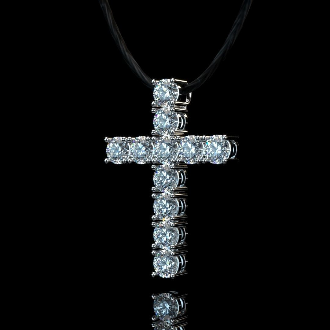 Collection Cross with diamonds _30