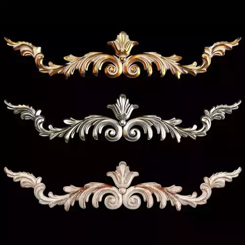 Classic carved 089 3D model