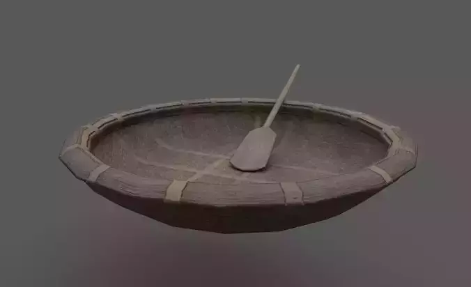 Traditional round Boat