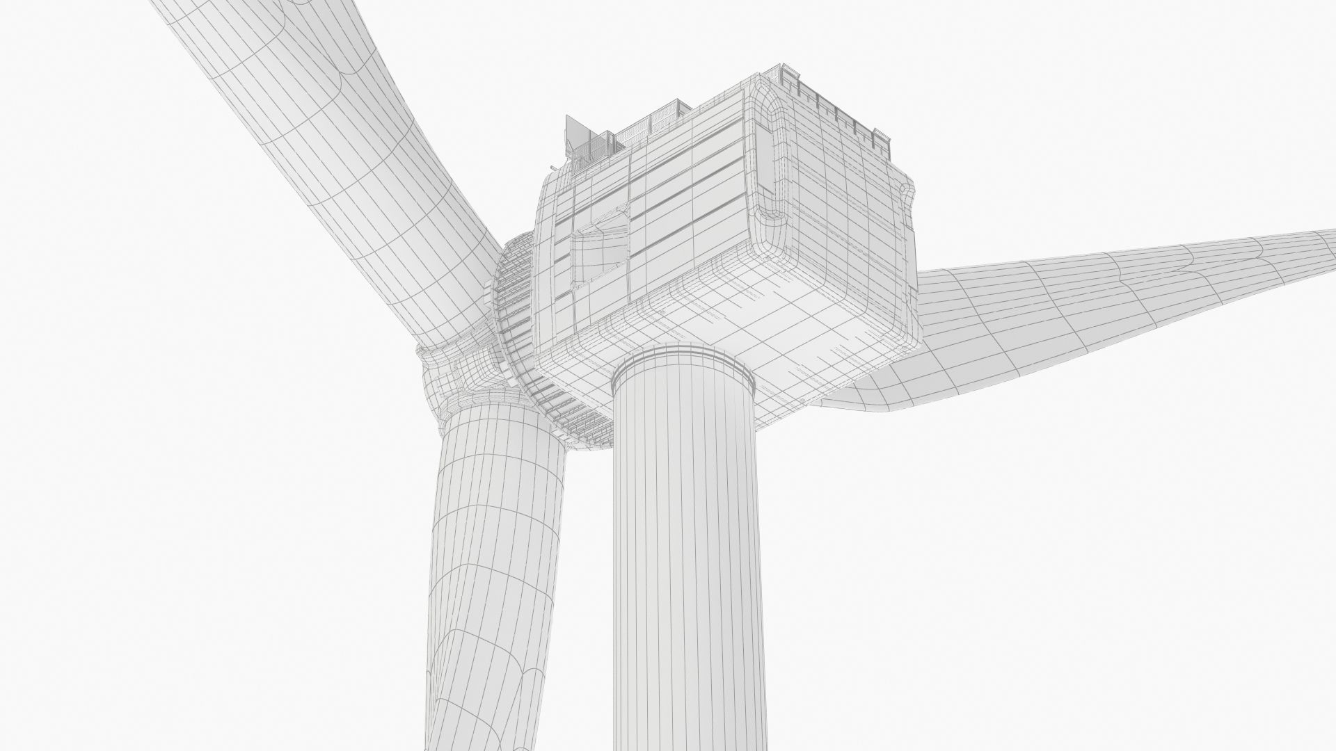 Wind Turbine GE Haliade-X 13MW 3D model_14