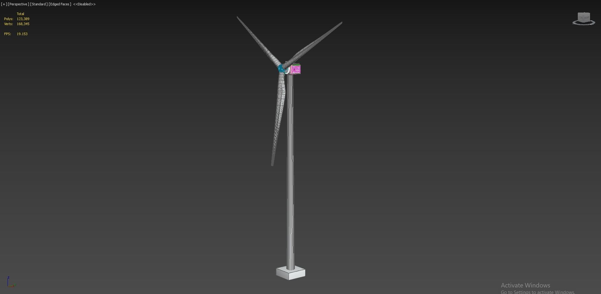 Wind Turbine GE Haliade-X 13MW 3D model_8