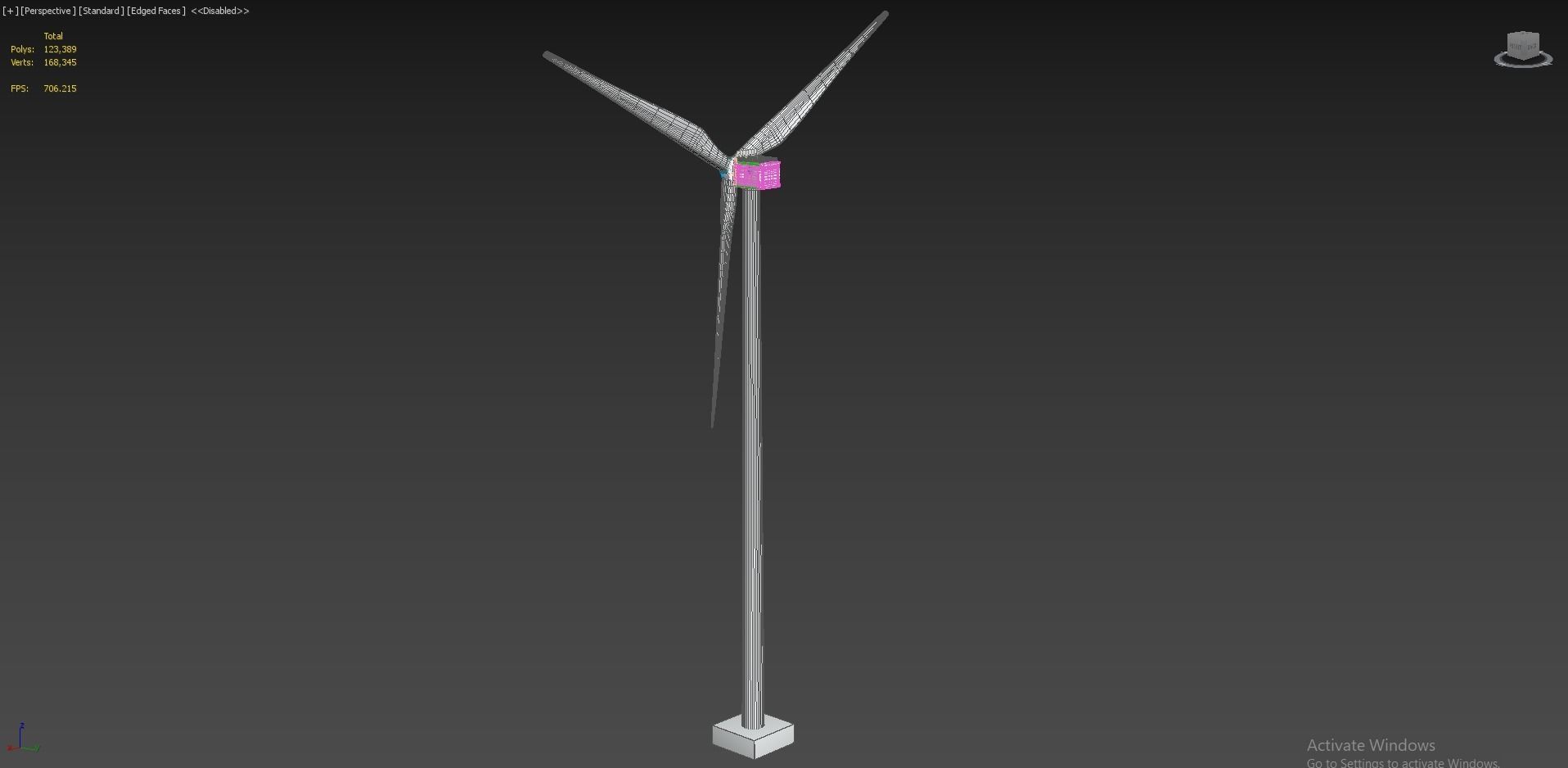 Wind Turbine GE Haliade-X 13MW 3D model_9