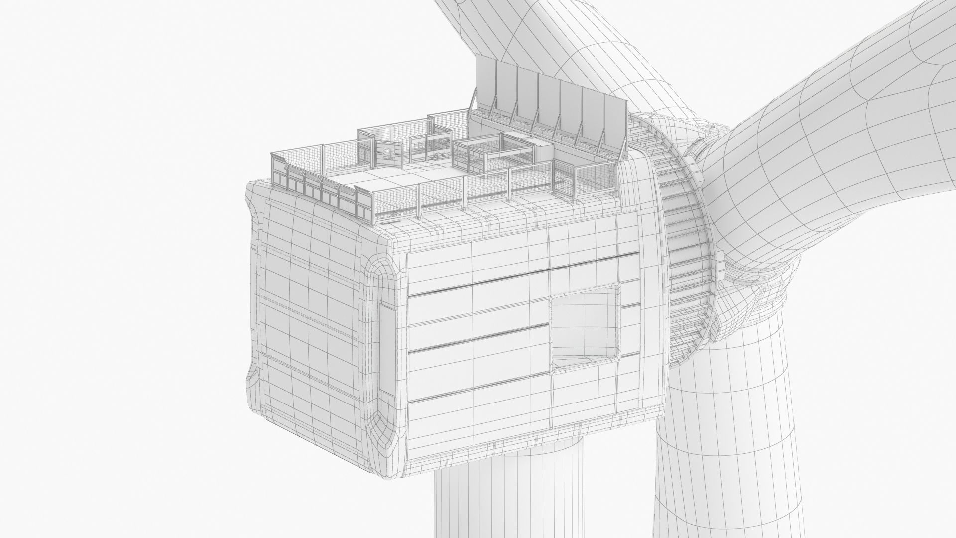 Wind Turbine GE Haliade-X 13MW 3D model_11