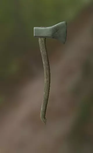 wooden axe Free 3D model_0