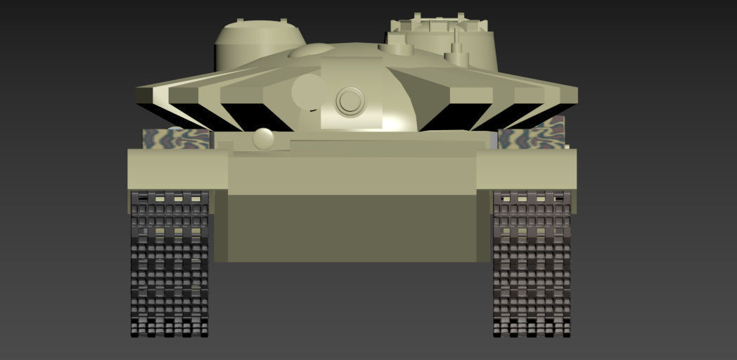 t-72 B tank 3D model_12