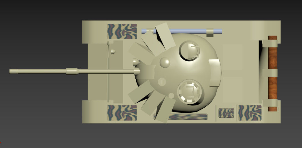 t-72 B tank 3D model_10