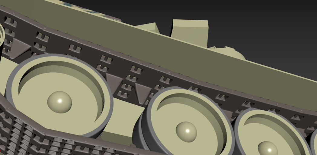 t-72 B tank 3D model_8