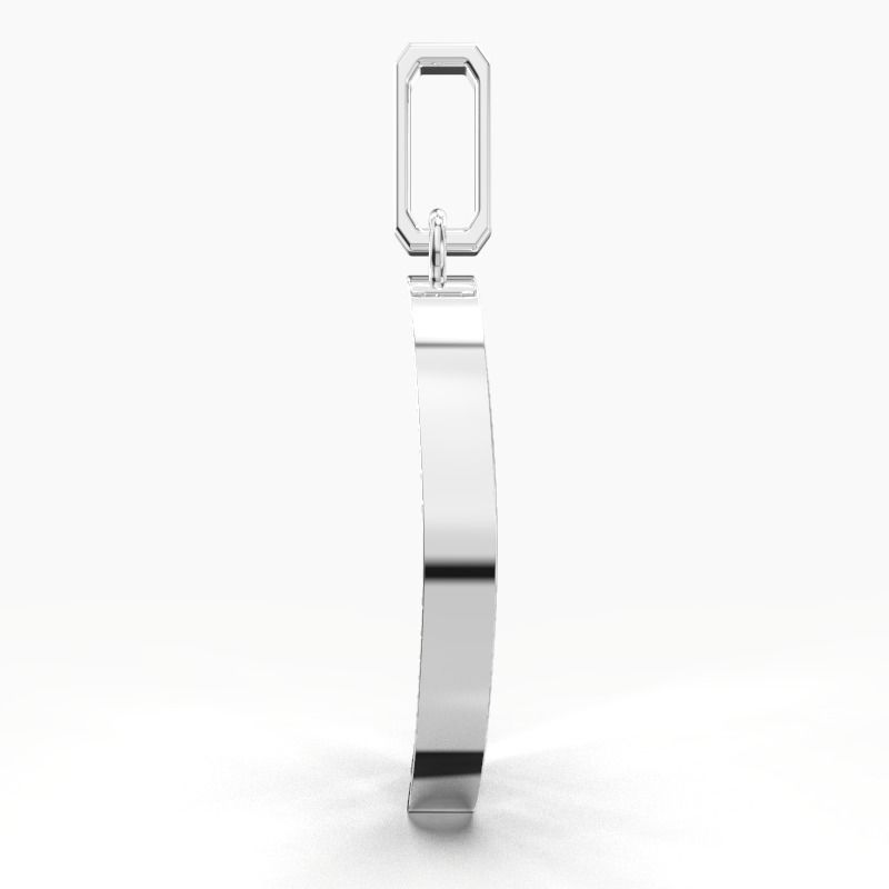 G SCRIPT DIAMOND PENDANT 3D print model_7