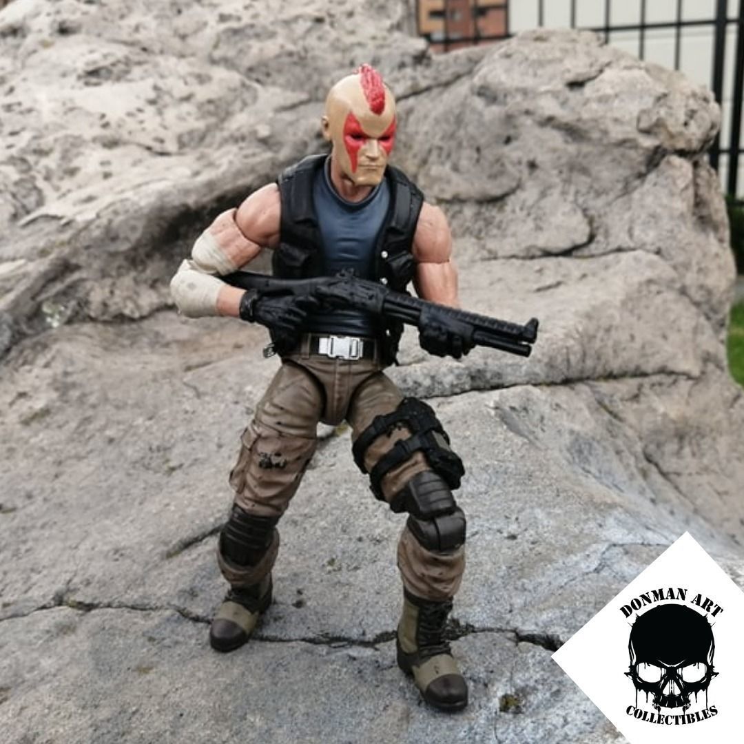 The Punk Head for 6 inch action figures 3D print model_14