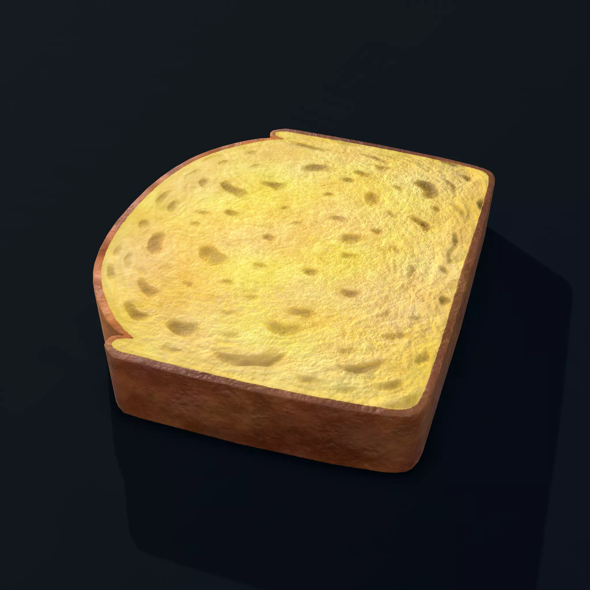 Pound Cake Free low-poly 3D model_0