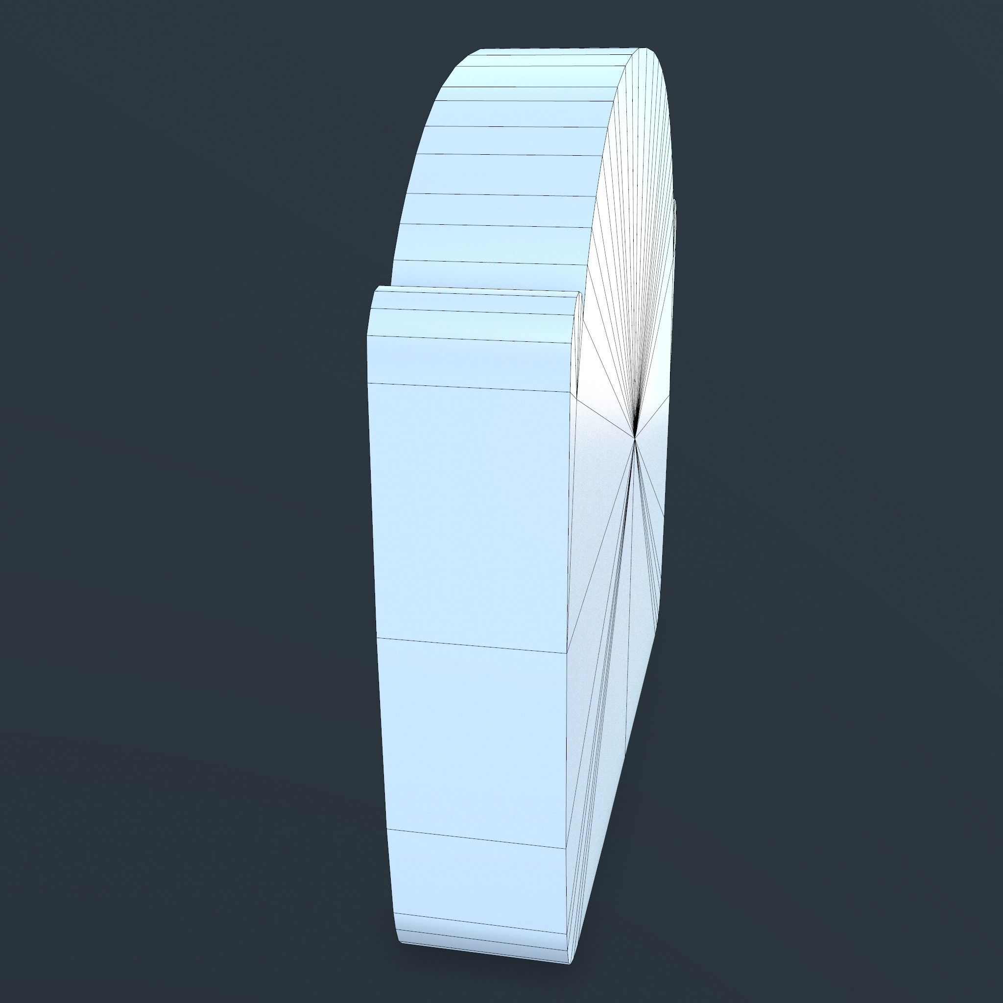 Pound Cake Free low-poly 3D model_26