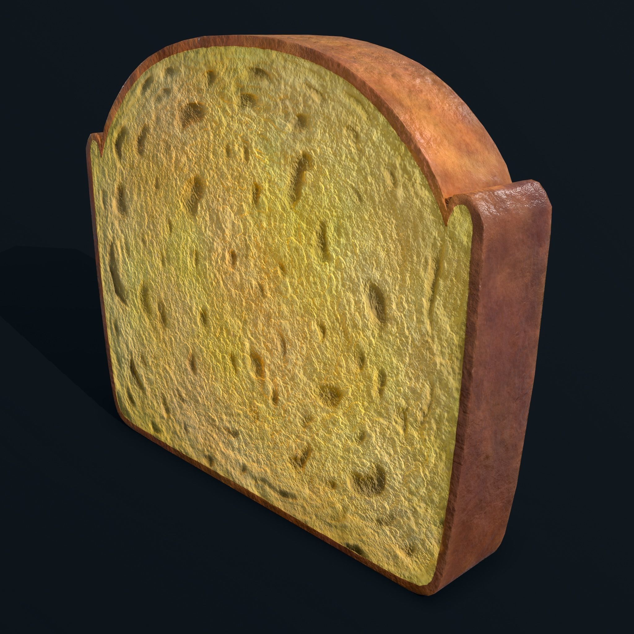 Pound Cake Free low-poly 3D model_11