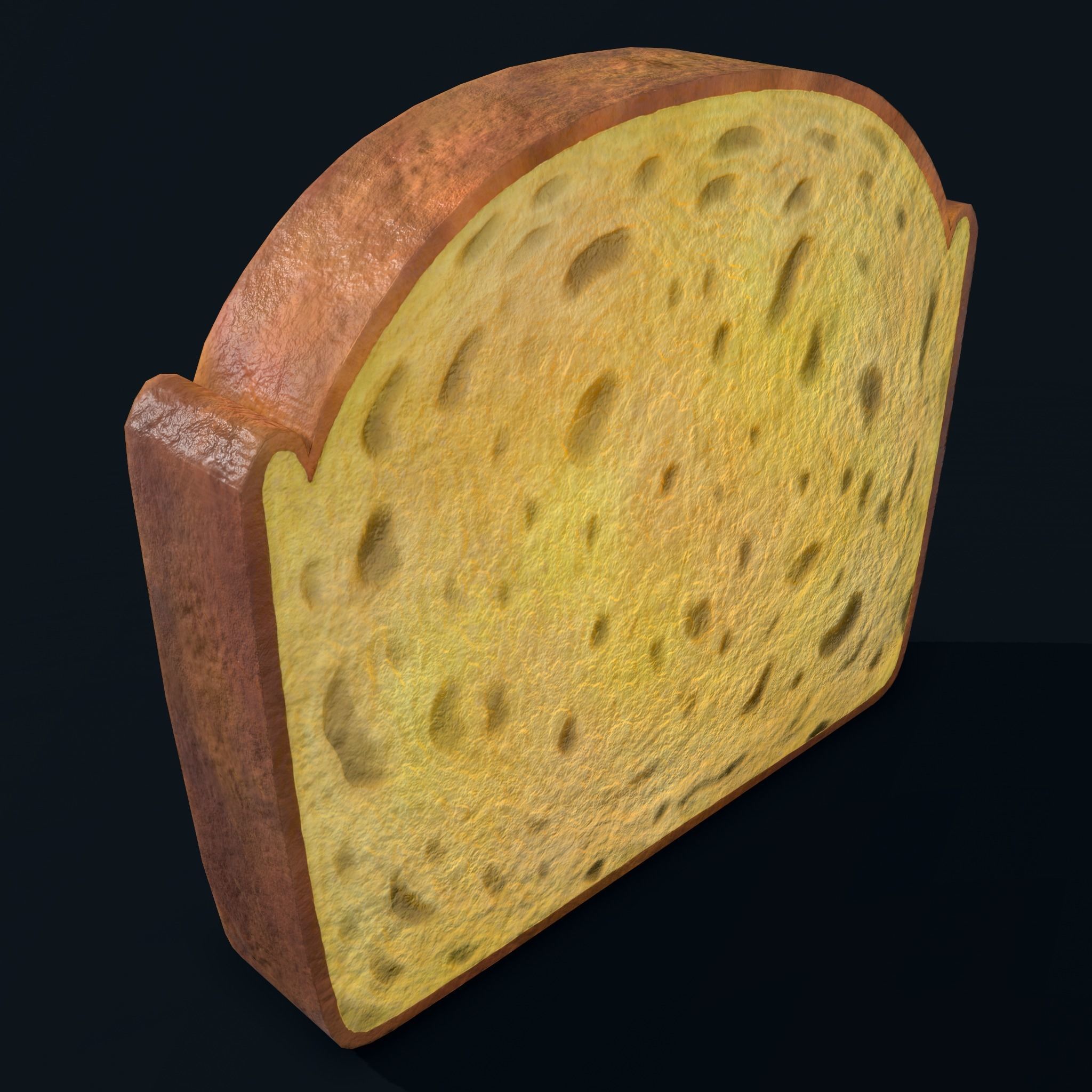 Pound Cake Free low-poly 3D model_31