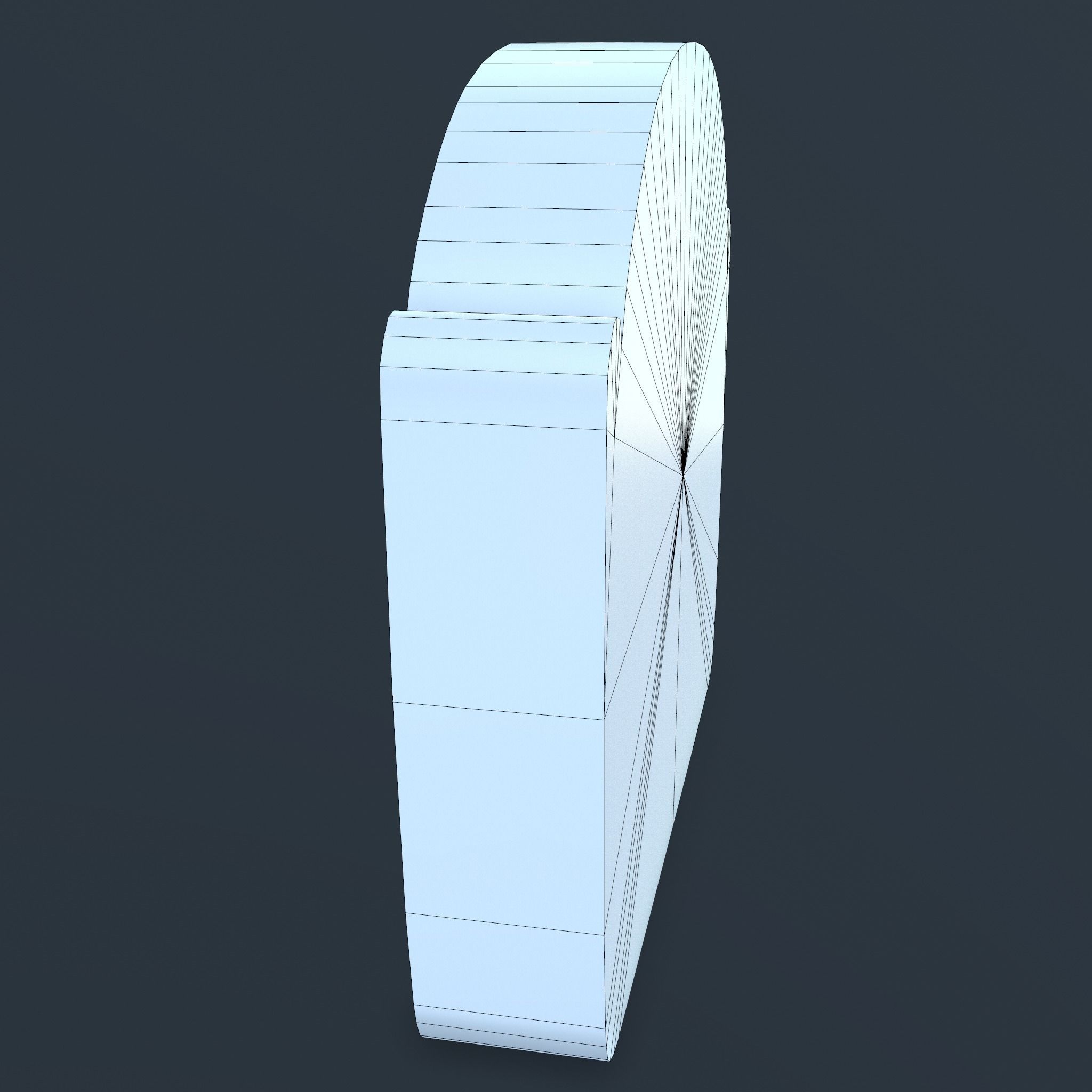 Pound Cake Free low-poly 3D model_19