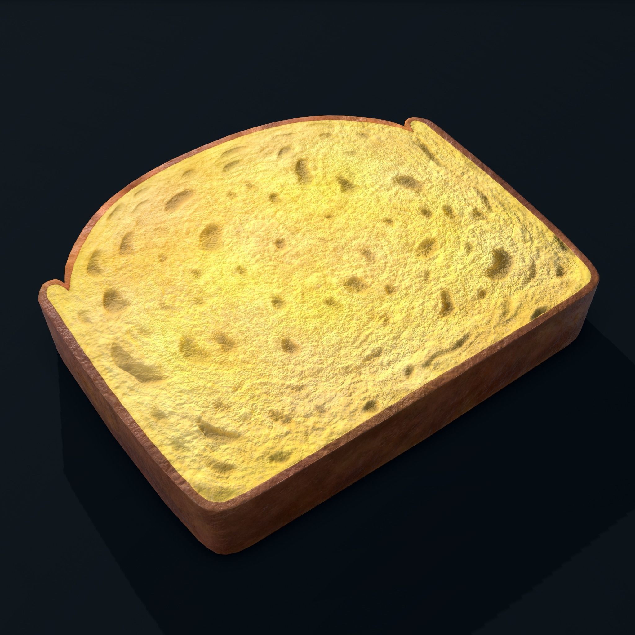 Pound Cake Free low-poly 3D model_13