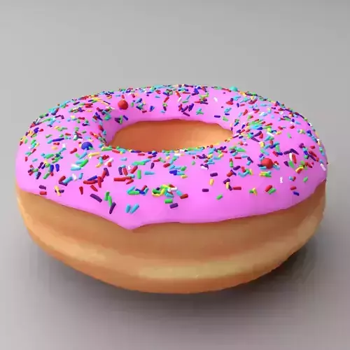 Donut with sprinkles